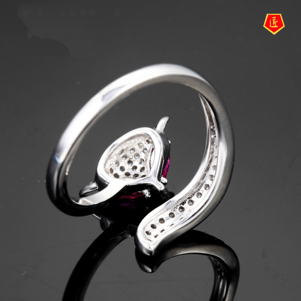 [Ready Stock]Fashion Simple Fox Silver Ring