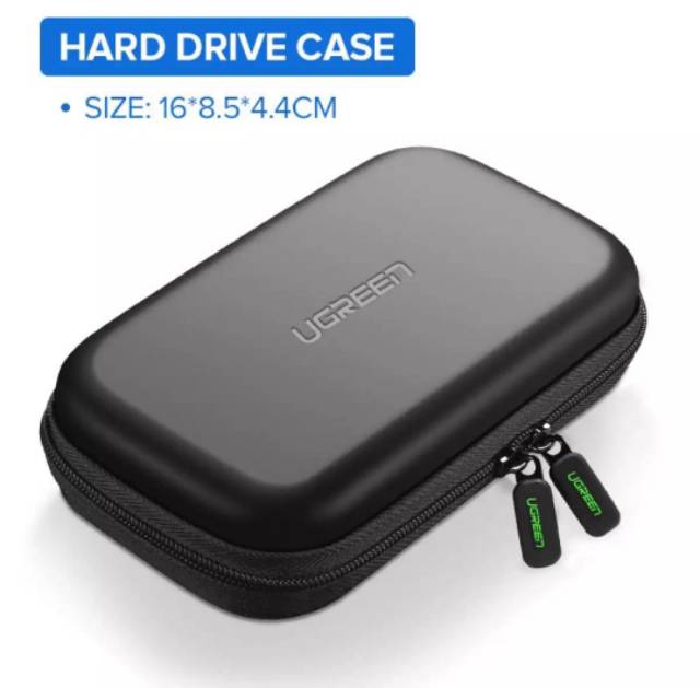 UGREEN HARD CASE EVA FOR HDD SSD POWERBANK EARPHONE HARD DRIVE