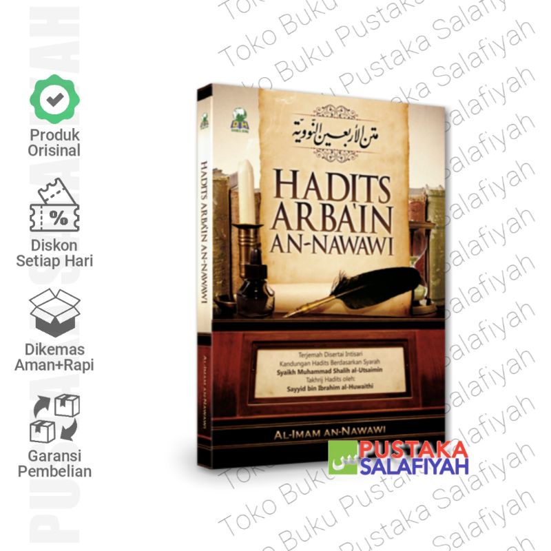 Buku Hadits Arbain An-Nawawi Terjemah Intisari Kandungan Hadits - Darul Haq