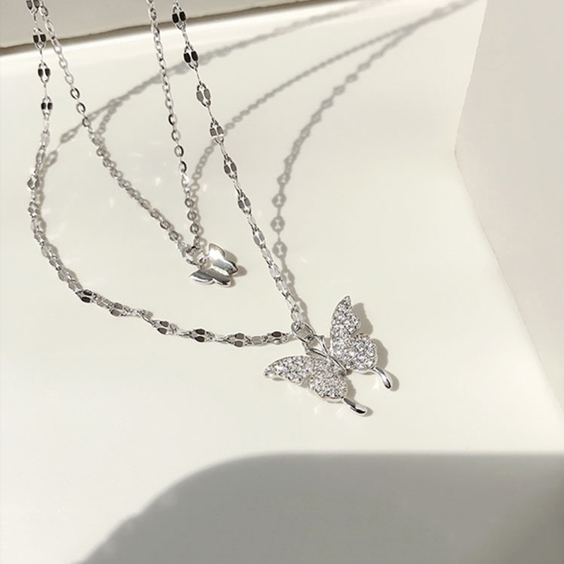 AZ218 [COD✔] Kalung Choker Liontin Butterfly Gaya Korea Untuk Wanita