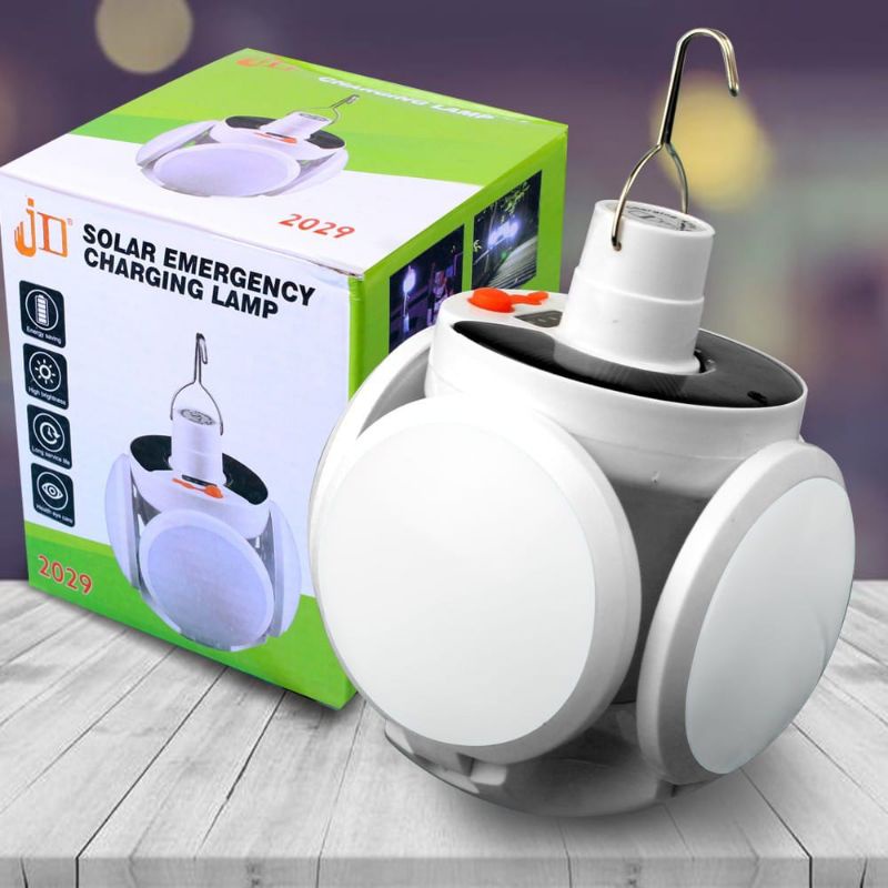 Lampu Solar Emergency LED Lipat Dragon 5 Sisi Gantung Rechargeable/ Lampu 2029 Emergency Light Solar Rechargeable LED jkt