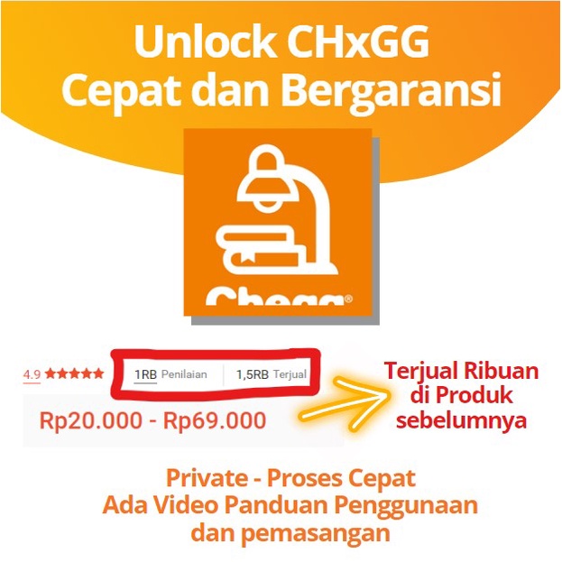 Software Chegg-x Unlimited Unlock Dokumen + Bonus - Software Paling Cepat dan Praktis