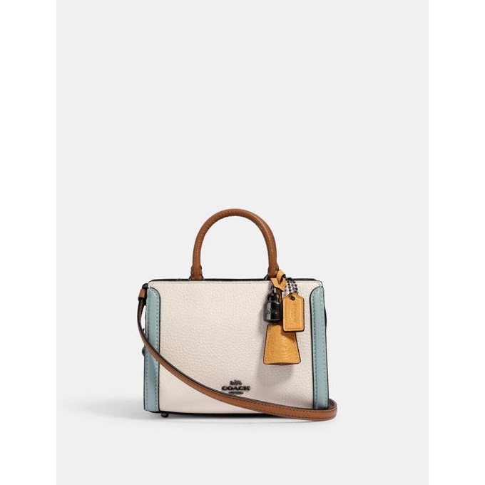 COACH MICRO ZOE CROSSBODY IN COLOR BLOACK