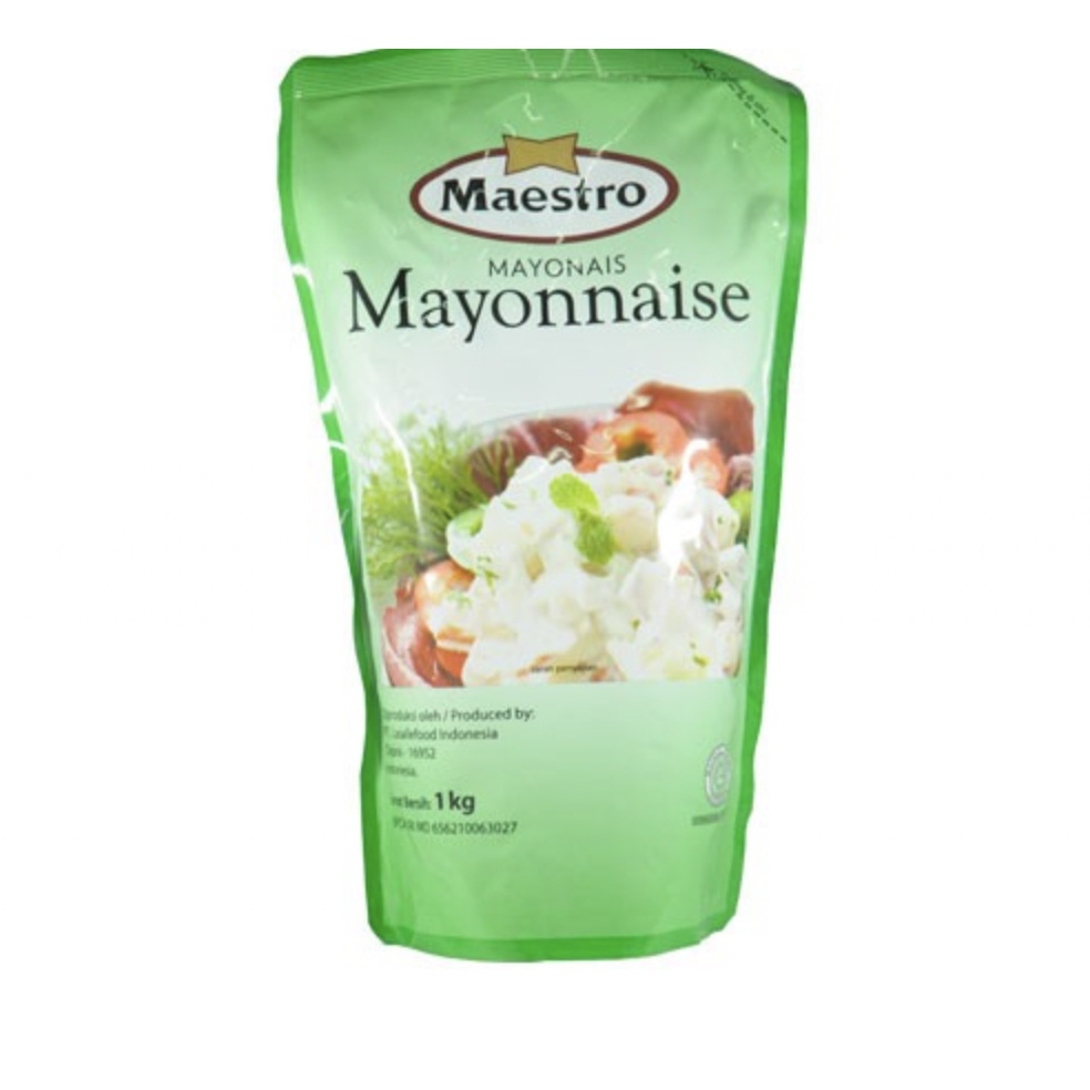 

maestro mayonaise 1kg pouch / saos mayo 1kg pouch