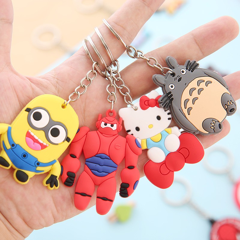 (MANYTHING) GANTUNGAN KUNCI KARAKTER LUCU /  SOUVENIR GANTUNGAN KUNCI LUCU / CARTOON MINI GANTUNGAN KEYCHAIN