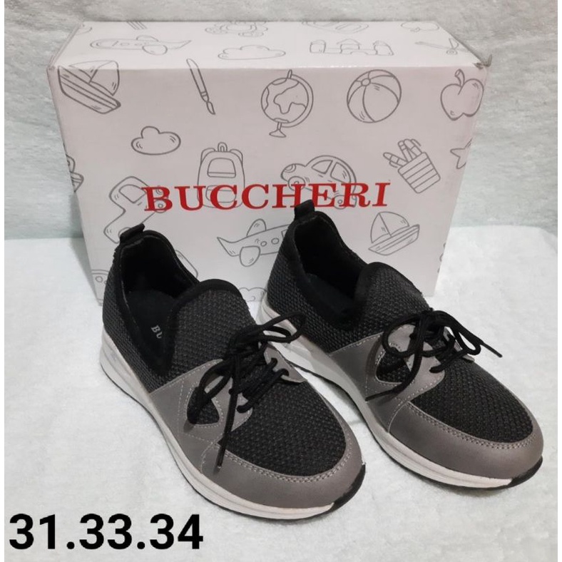(WAJIB TANYA STOK) Sepatu sneakers anak buccheri size 33