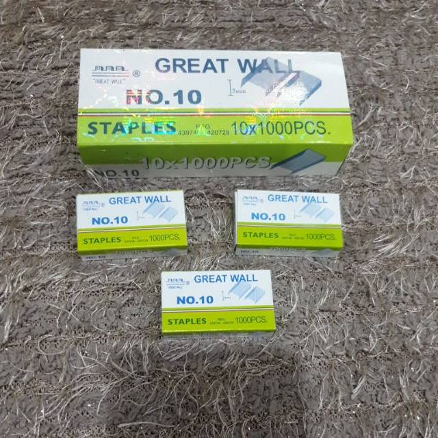 

Isi Staples GreatWall No 10, isi 10dos kcl