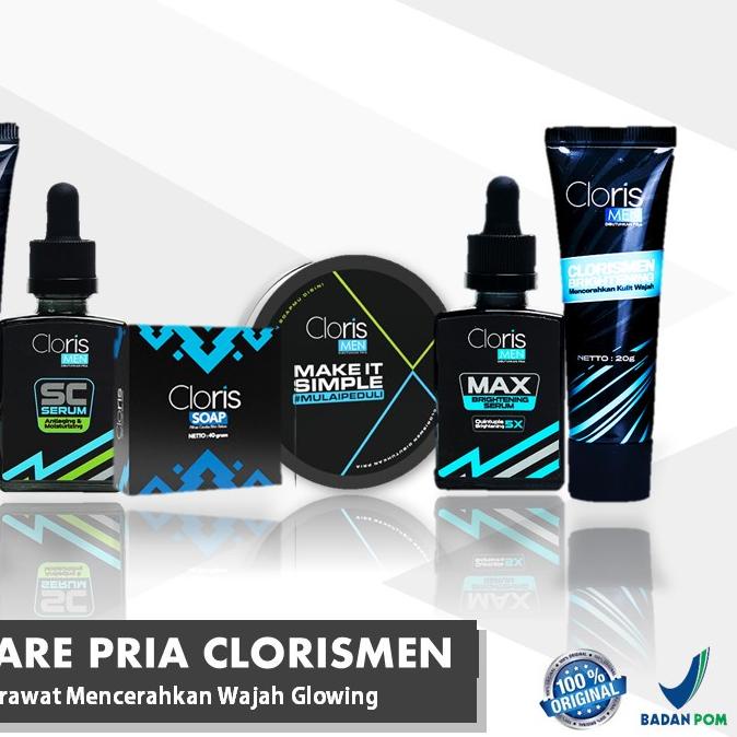 ☏ CLORISMEN Skincare Pria Sabun Muka Pria Charcoal Cloris Men Soap Sabun Wajah Pria Penghilang Jeraw