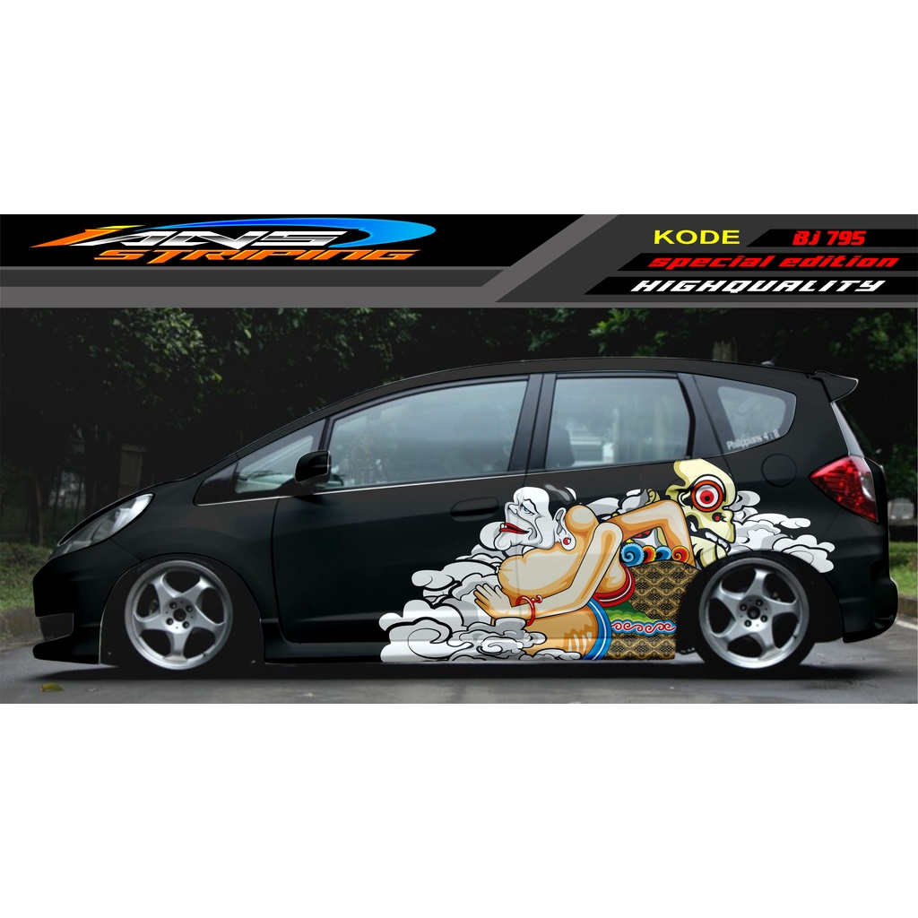 DECAL STIKER MOBIL JAZZ BRIO AVANZA SIGRA YARIS / STIKER VARIASI MOBIL / MODIF STICKER MOBIL 620