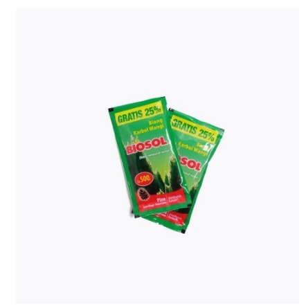 BIOSOL BIANG KARBOL SACHET / 1 RENCENG ISI 12