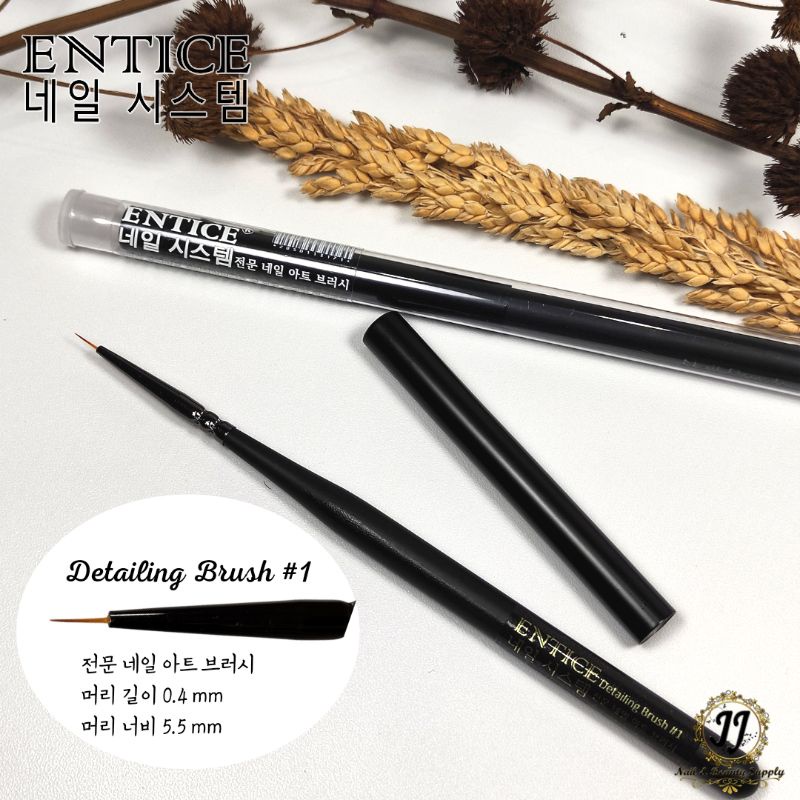 

Entice Professional Nail Art Brush / Kuas Nail Art , Detailing Brush #1 / Aksesories Nail Art / Nail Acc / brush nail art / kuas nail art korea / kuas gambar nailart ori korea / kuas nail art