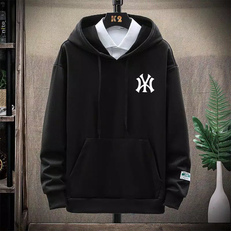 NY Hoodie l Outerwear Sweater Hodie Fashion Pria Sweater Terbaru