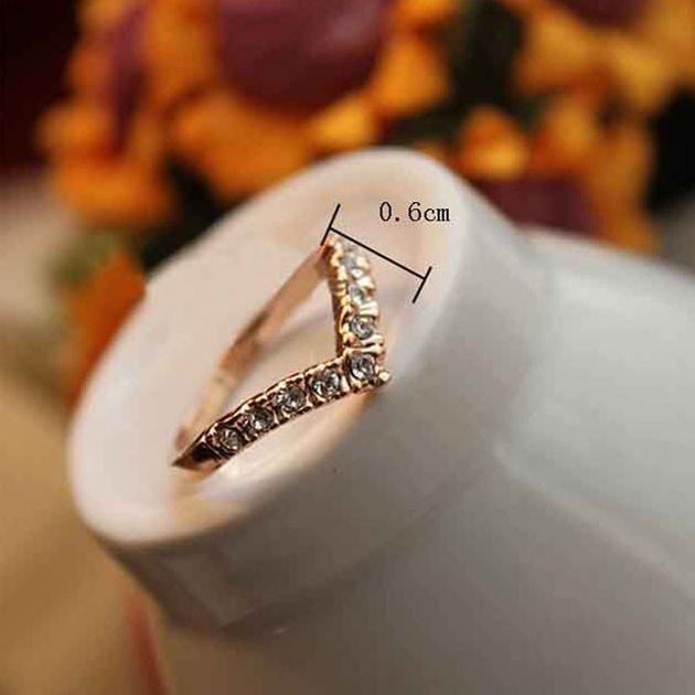 OILA cincin berlian simpel retro diamond ring (2J2) jci045-2