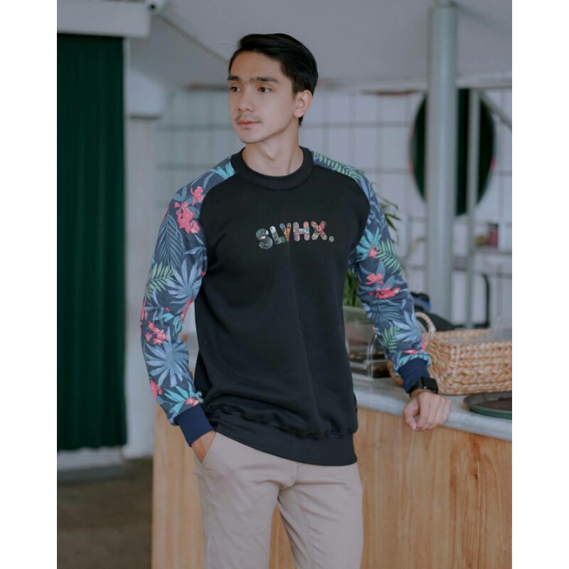 Crewneck Motif Crewneck Osaka Jaket Salviohexia Jaket Unisex Jaket Crewneck Slvhx