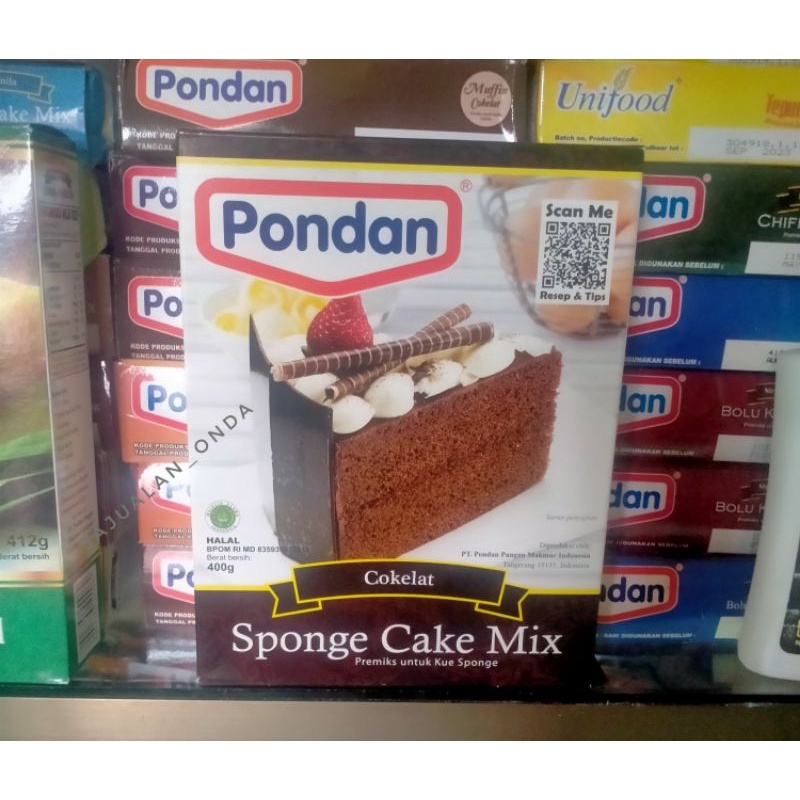 

❤ BORNEO ❤ PONDAN SPONGE CAKE COKLAT 400gr