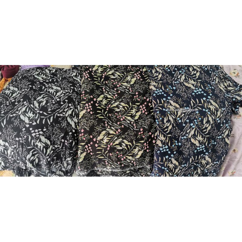 kain katun rayon motif premium