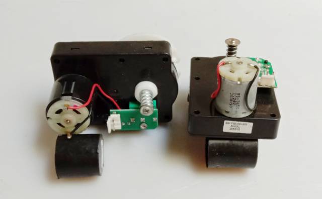 SW-VWLN-001 WITH MICRO SWITCH REVERSE SIDE GEARHEAG MOTOR 24V 25RPM