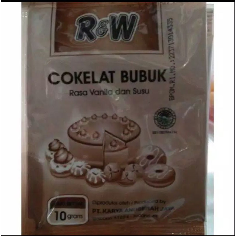 

coklat powder R&W 10gr