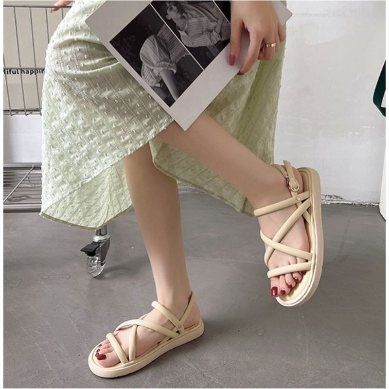 MYSTYLE Jeni Korea Design Sandal Tali Fashion Wanita Import
