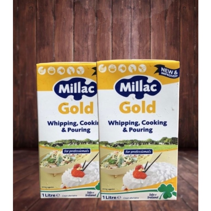 

Krim- Millac Gold Whipping, Cooking & Pouring 1 Liter -Krim.