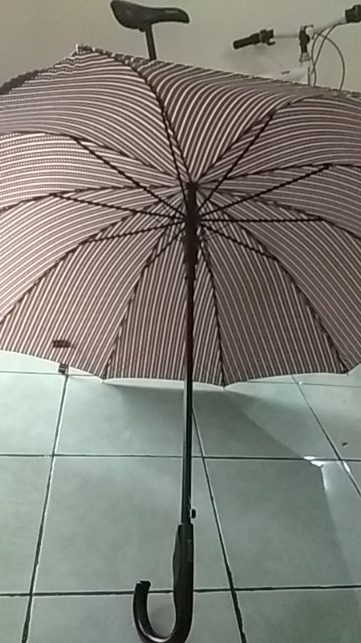 Payung Tongkat Stripes Polkadot Elegant Fancy Gift