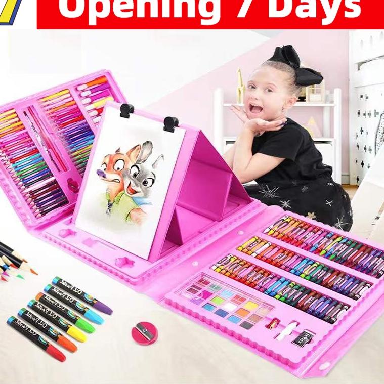 

[PROMO MTY98] Crayon Mewarnai Pensil Krayon 208 Warna Alat Menggambar atau Mewarnai Stock Banyak