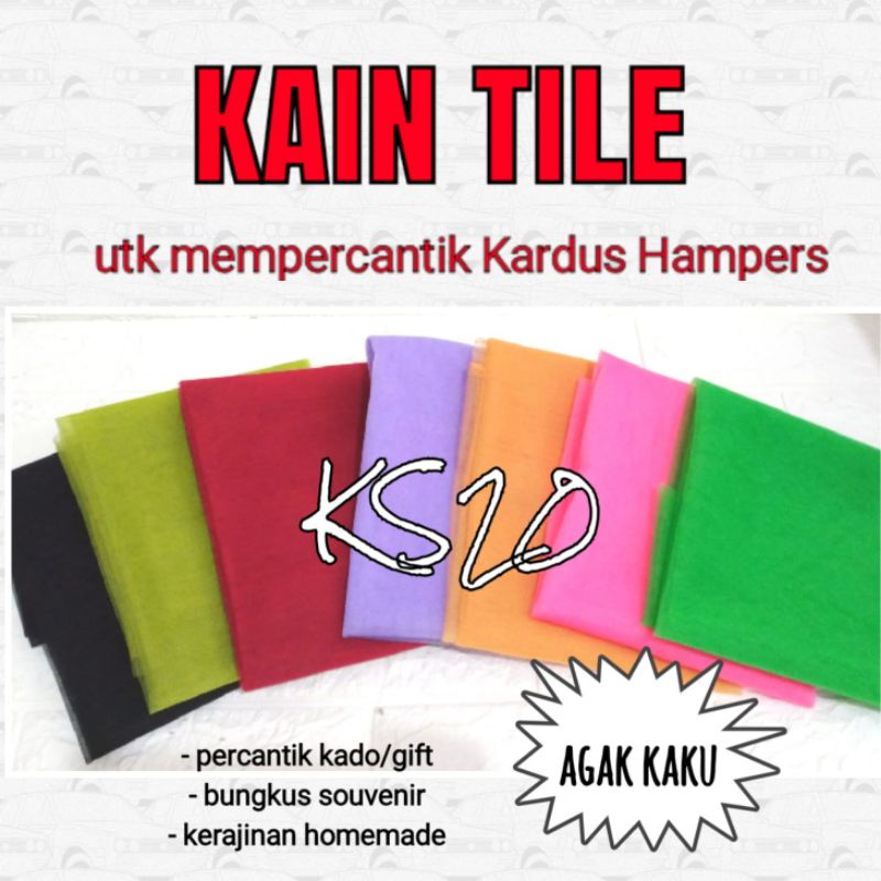 

KAIN TILLE/TULLE AGAK KAKU (BUKAN YANG STRECH) U/ MEMPERCANTIK KARDUS HAMPERS AGAR LEBIH MENARIK