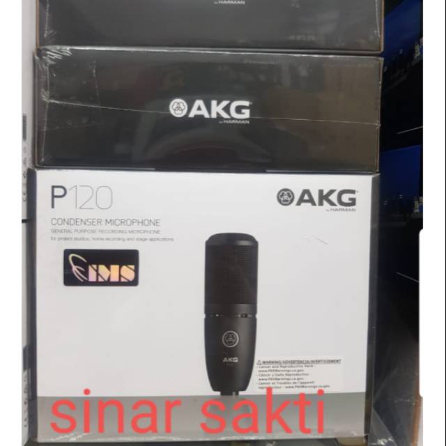MIC CONDENSOR AKG P120/P 120 RECORDING MICROPHONE ORIGINAL