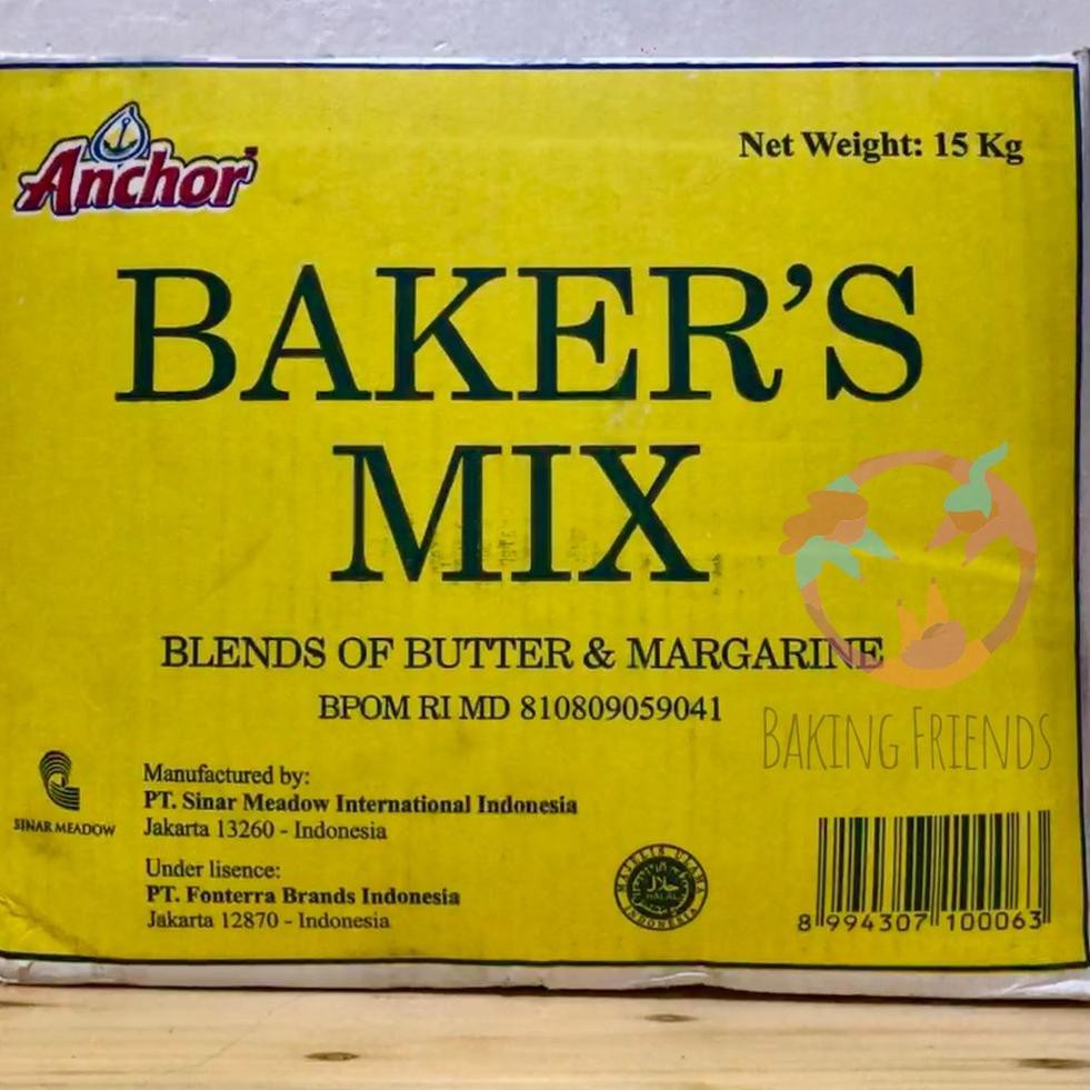 

Modern.. ANCHOR BAKER'S MIX BUTTER & MARGARINE REPACK 500 GR 8S8