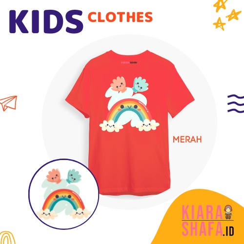 Kiarashafa - Baju Anak / Kaos Anak Rainbow