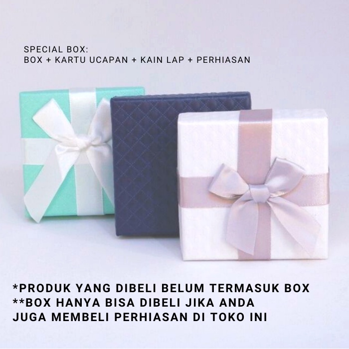 Anting Wanita Kecil Bulat Emas 3 in 1 - Anting Tiga Ukuran Bulat Bola - Women Mini Earrings Silver Plated-3