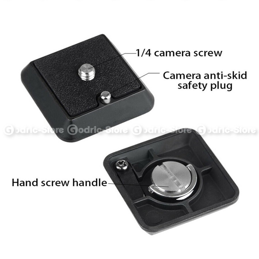 QR-40 Tripod Head Pan Tilt Holder Quick Release Plate Mount DSLR QR 40