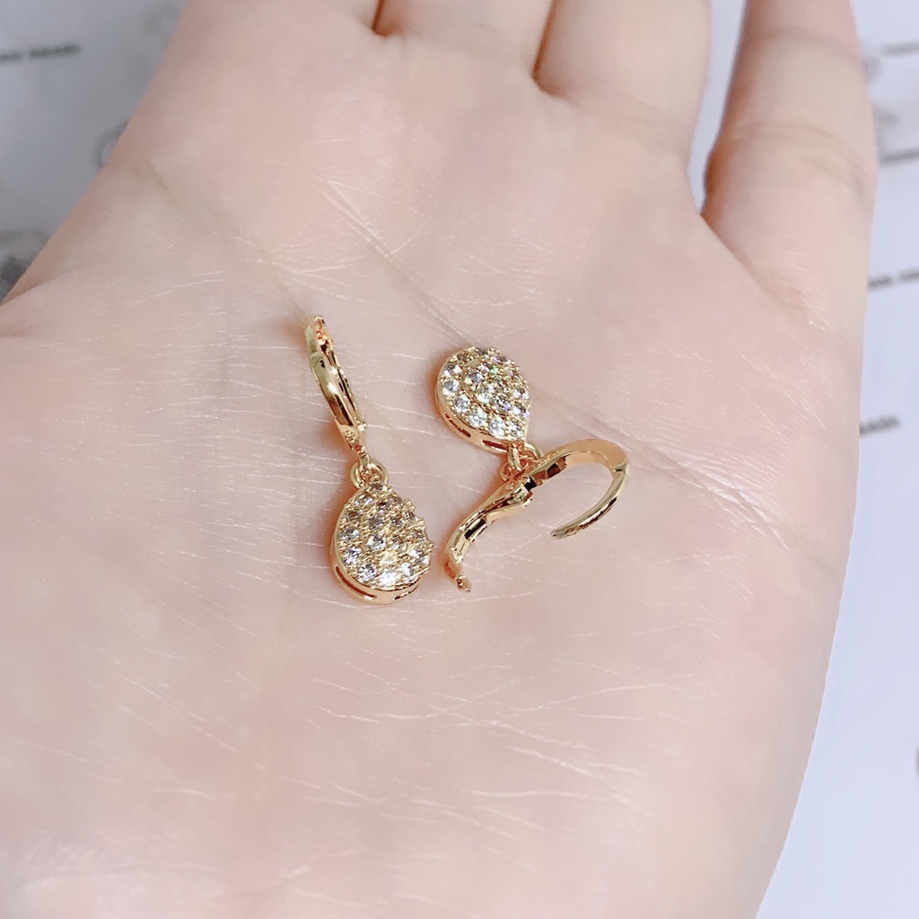 Anting Xuping Gold Perhiasan Fashion Wanita Model Permata One Water *43