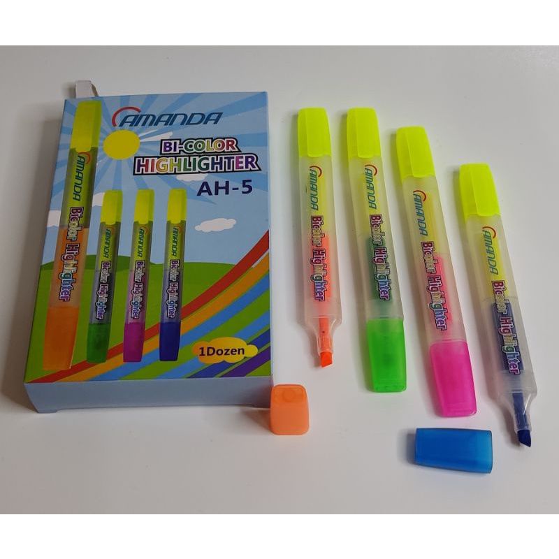 

Stabilo Amanda 2 mata 2 warna/double tip stabilo amanda ( 1 pak isi 12 pcs )