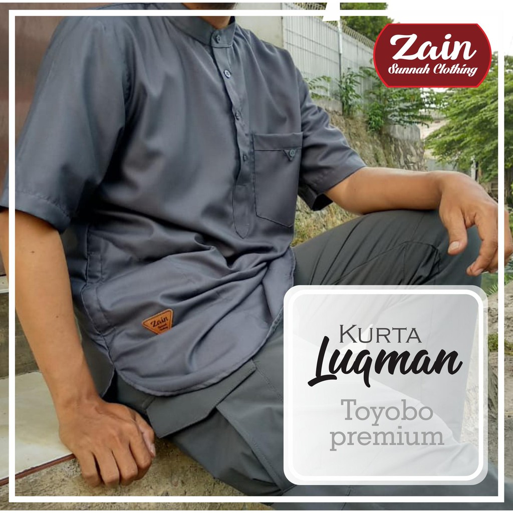 Kurta pakistan / Gamis pakistan / kurta lukman fashion muslim by zain sirwal size M-XXL bahan toyobo