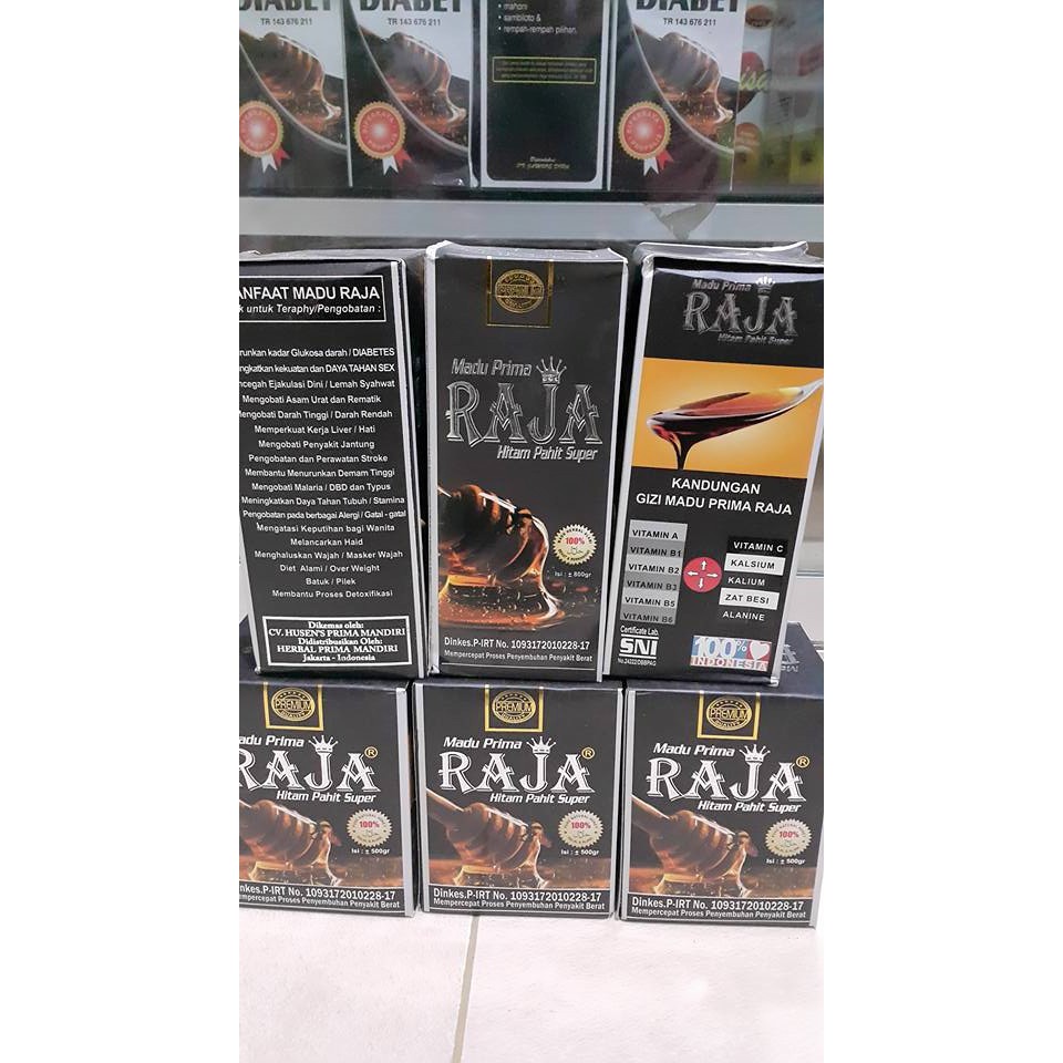 

ORIGINAL PRODUK Madu Prima Raja Hitam Pahit Super 800gr - Madu Hitam Pahit Diabet 800