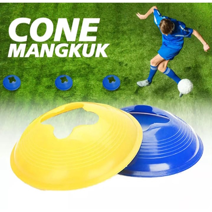 Cone Mangkok Isi 50Pcs Atau Cones Latihan Bola Mangkuk Marker LX005-2 Original