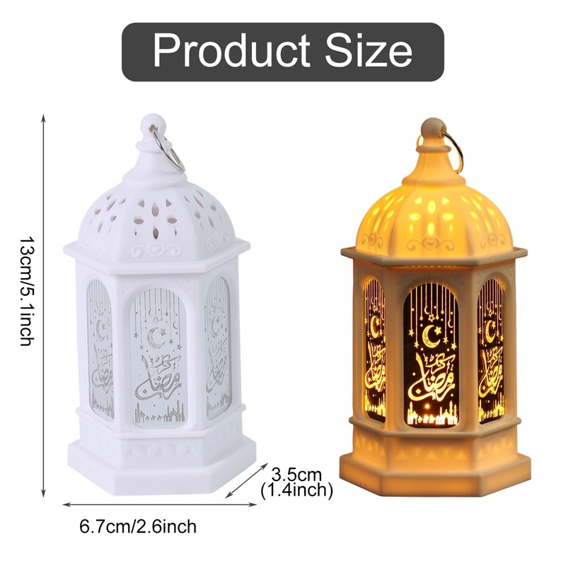 Ornamen Lampu LED Desain Eid Mubarak Ramadhan Eid Mubarak 2022 Untuk Dekorasi Rumah