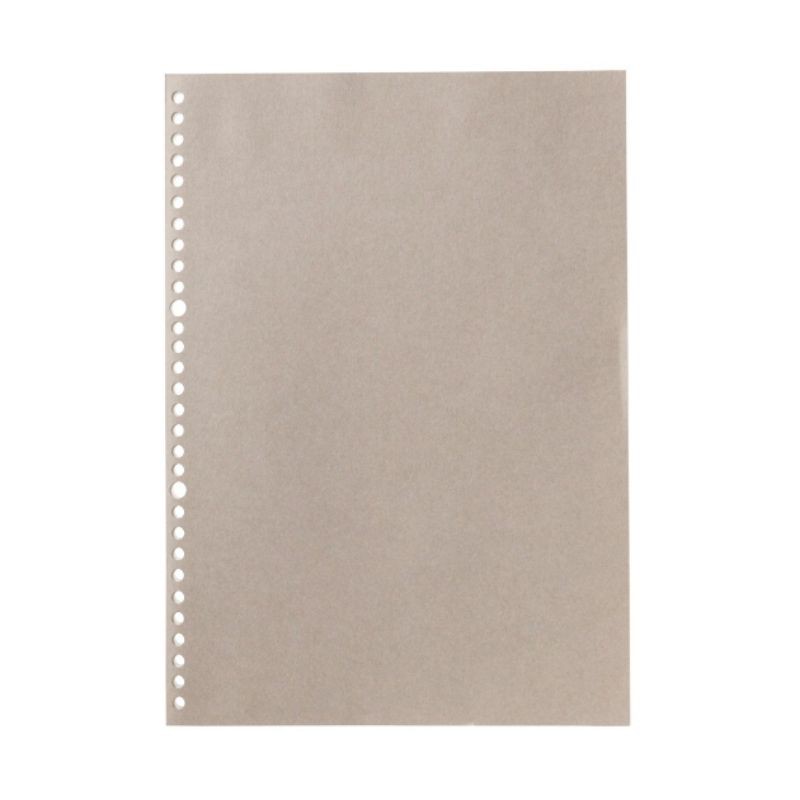 

MUJI - Notebook Type Loose-leaf B5/26 Ring Grid || Isi Binder Kotak Grey