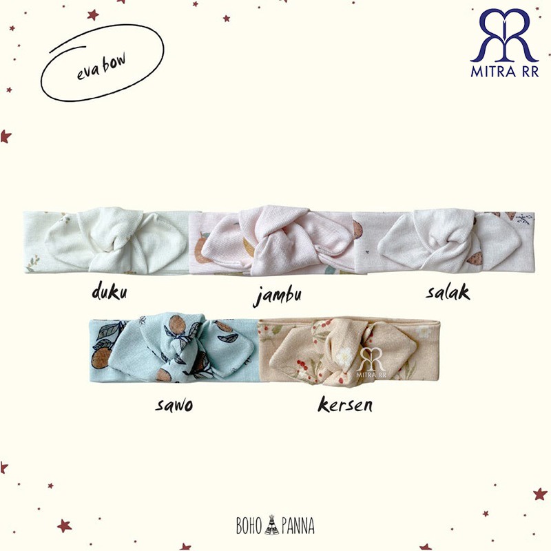 Bohopanna Eva Bow Pita Bandana / Bando Bayi Pita