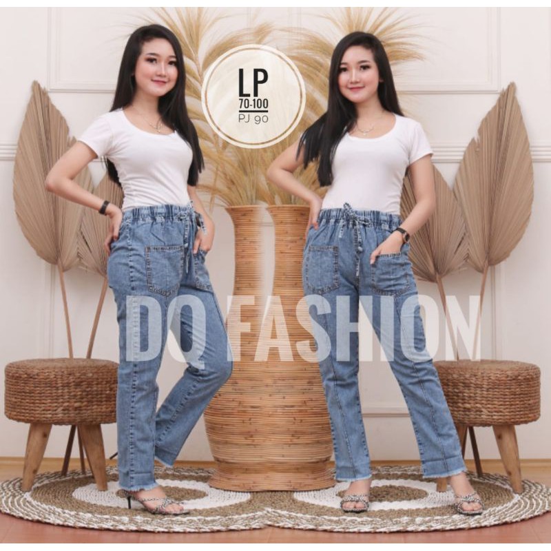 BEGGY BOYFRIEND JEANS VARIASI KANTONG DEPAN  BAWAH RAWIS//BEGGY SNOE POCKET RUMBAI