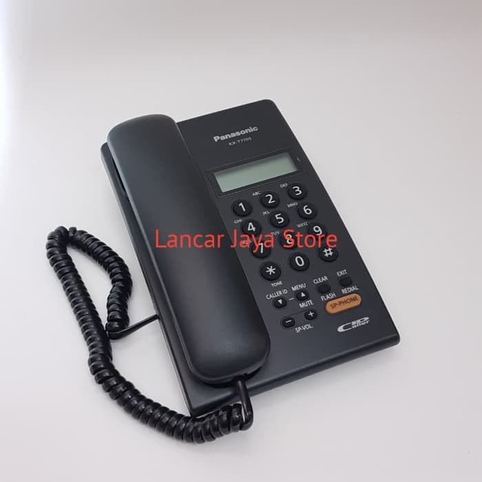 Pesawat Telepon Kabel Panasonic KX-T7705 Hitam