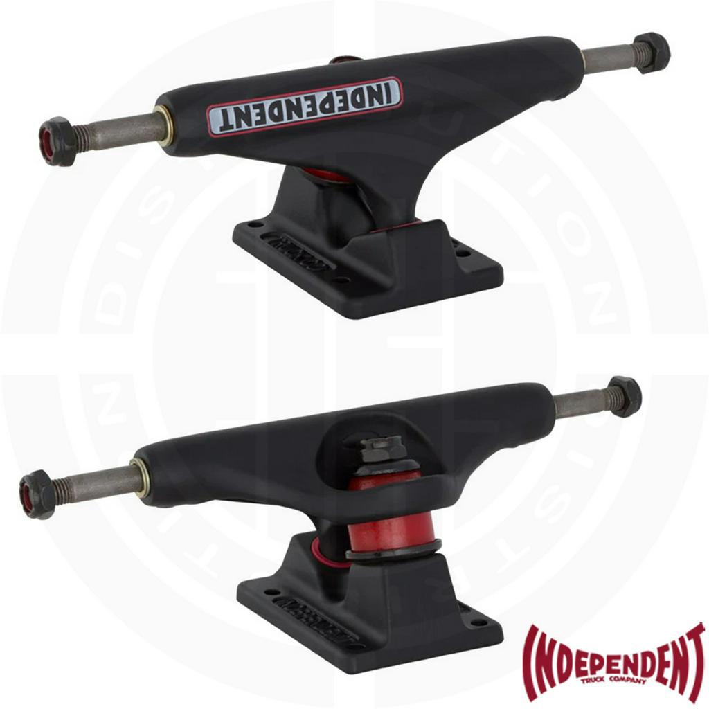 INDEPENDENT 139 Stage 11 Bar Flat Black Standard Skateboard Trucks