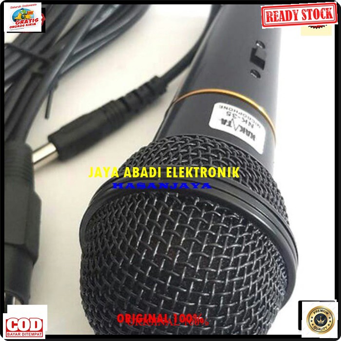 G74 Nakata Mic kabel Microphone MIK cable karaoke vocal vocal profesional pro audio sound system pengeras suara mikrophone dynamic   BISA KE SEGALA JENIS SOUND AUDIO  Bahan dari PVC  Langsung nyala. Gk pake baterai  suara mantap, yg paling penting tidak p