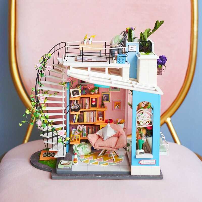 Cute Room Miniatur Rumah Boneka 3D DIY