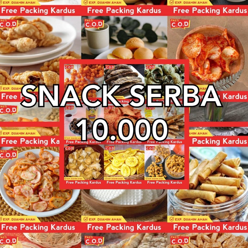 

SERBA 10000 Snack cemilan jajanan kue kering