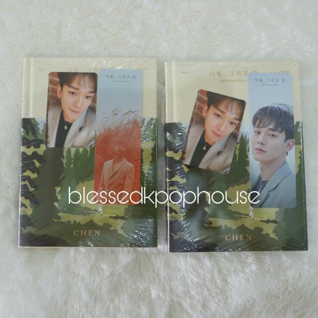 Unsealed EXO CHEN Album April, and a flower