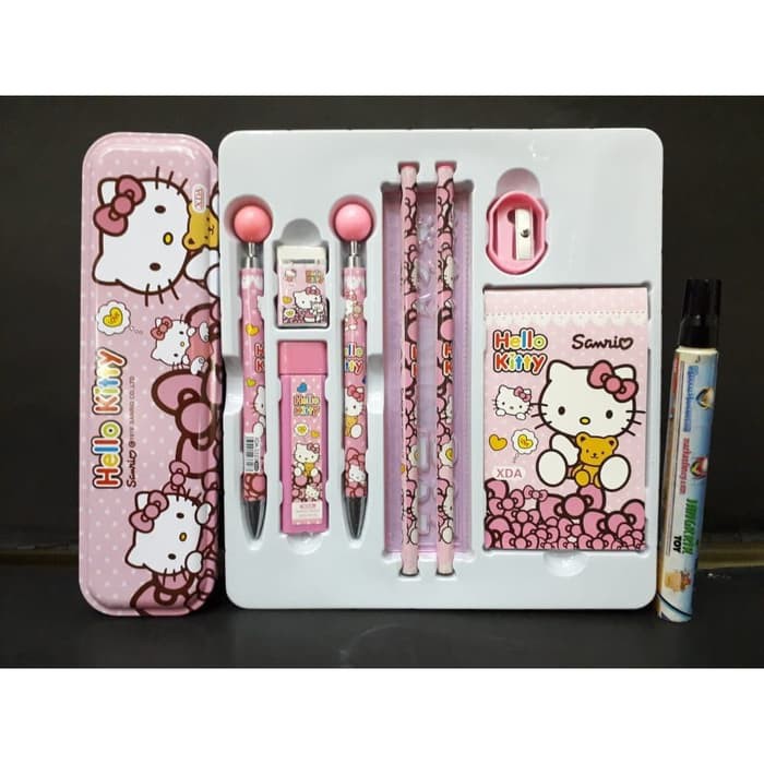 

#6765# Paket Alat Tulis Stationery Set Hello Kitty Alat Tulis Anak XDA 3351