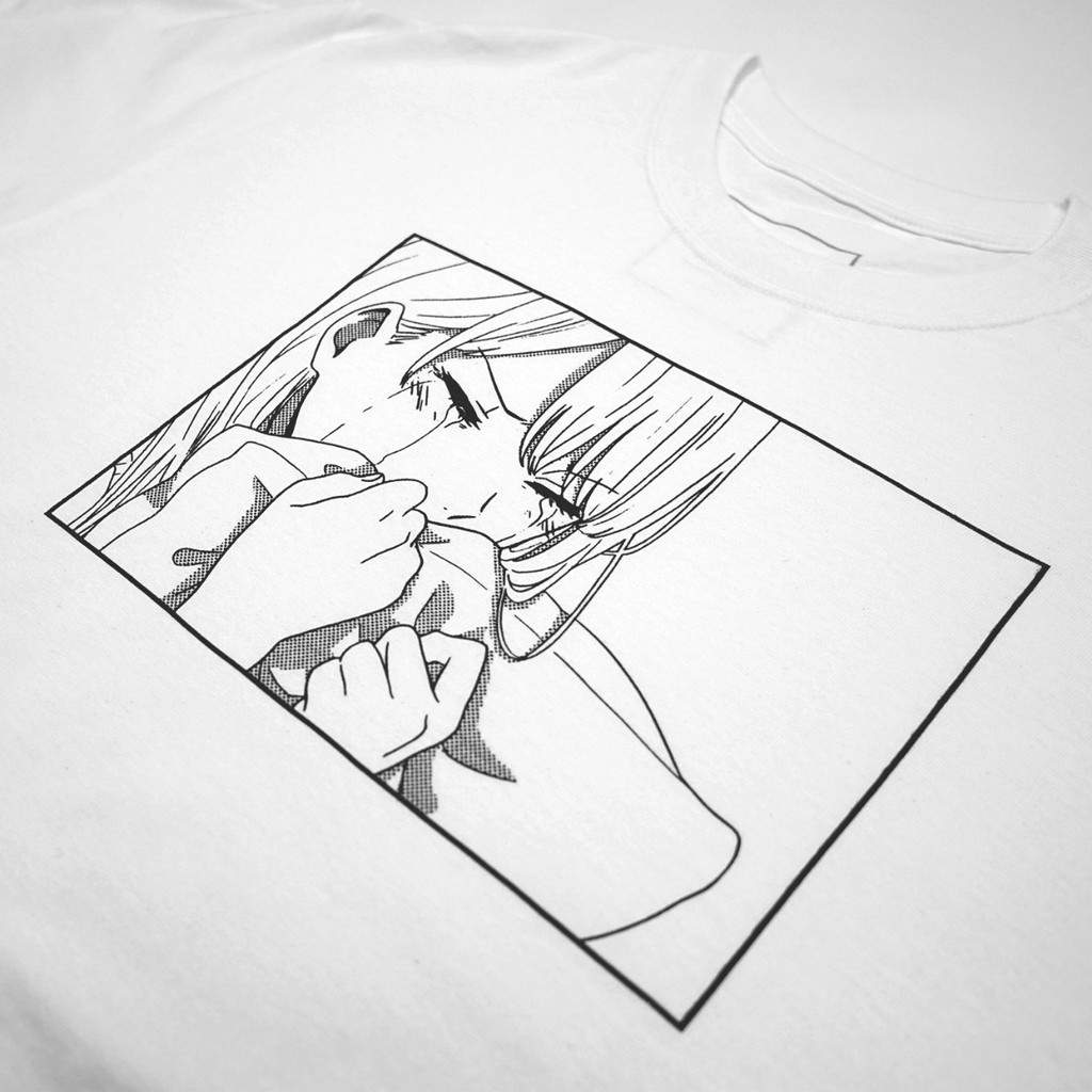 Tshirt SAD Girl Lineart ( bisa untuk cowok dan cewek )