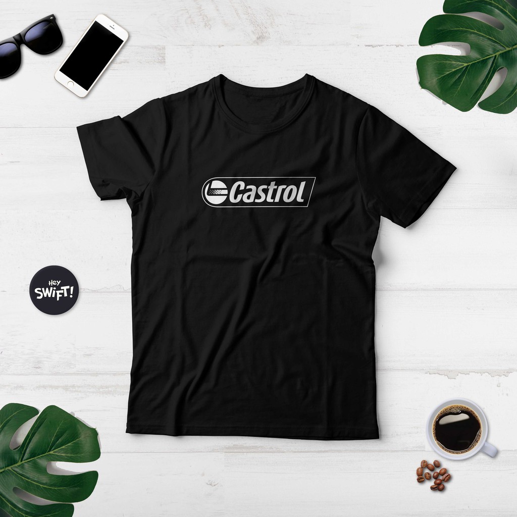 KAOS CASTROL OLI MOTOR MOTOGP BALAP MOBIL RACING BAJU DISTRO